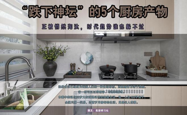 山水人家裝飾：“跌下神壇”的5個(gè)廚房產(chǎn)物，正被悄然淘汰，時(shí)代趨勢(shì)誰(shuí)也躲不過(guò)