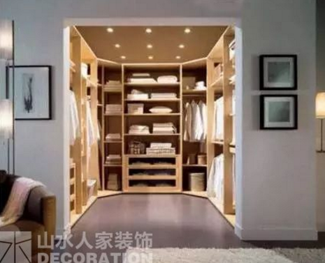 【山水人家裝飾】女人既然有了書房，為什么不能有衣帽間？
